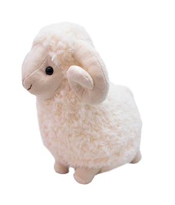 Home Variedades Carneiro Branco 28cm - Pelúcia 2 Home Variedades Carneiro Branco 28cm - Pelúcia 2