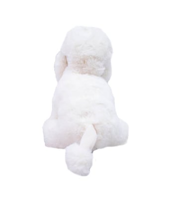 Home Variedades  Cachorro Poodle Branco 21cm - Pelúcia  4