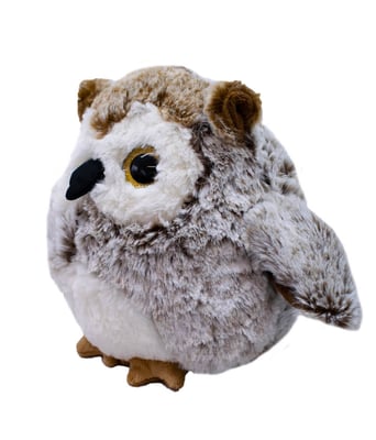 Home Variedades  Coruja Olhos Amarelos 19cm - Pelúcia  2