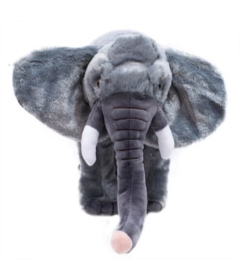 Home Variedades  Elefante Cinza Realista 22cm  1