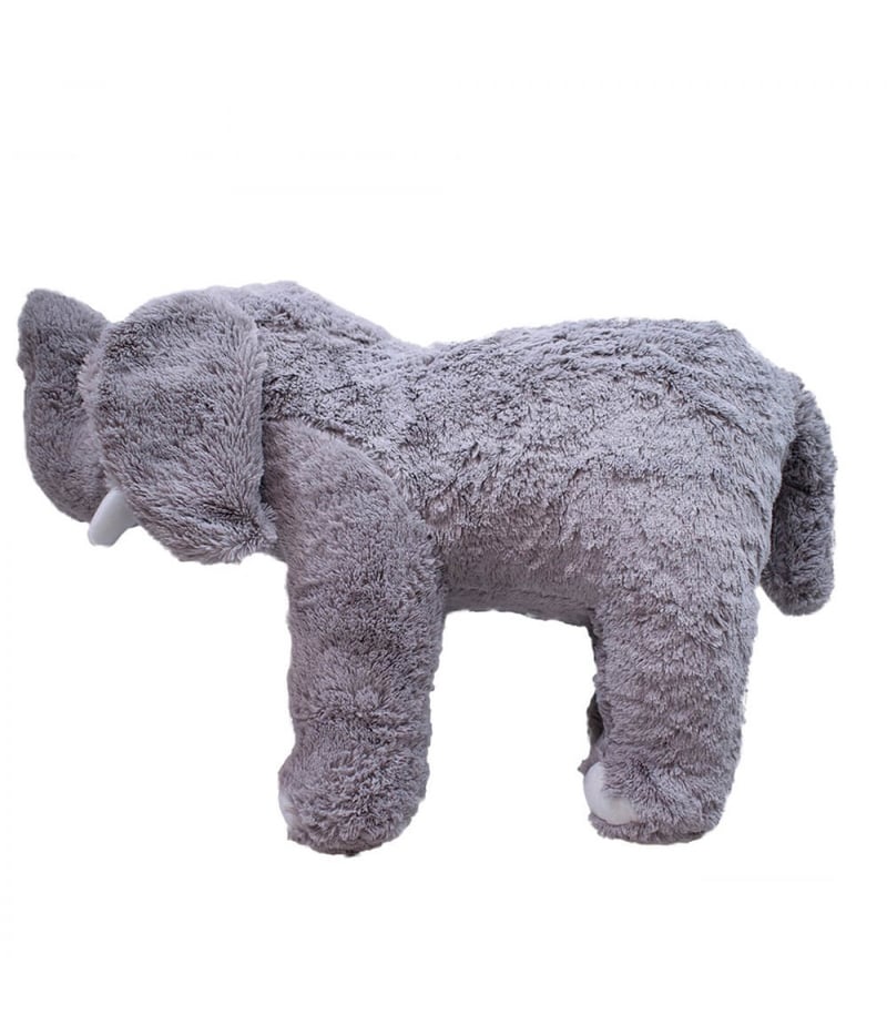 Elefante Cinza Tromba Levantada 16cm - Pelúcia