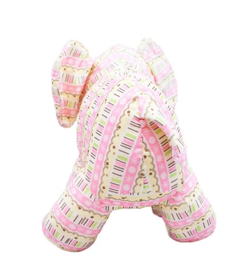 Home Variedades  Elefante Rosa Em Pé 34cm - Pelúcia  3