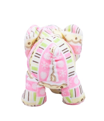 Home Variedades  Elefante Rosa Em Pé 12cm - Pelúcia  4