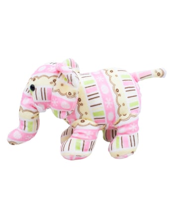 Home Variedades  Elefante Rosa Em Pé 12cm - Pelúcia  3