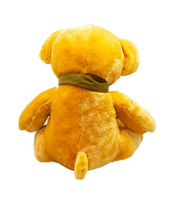 Home Variedades  Urso Marrom Alaranjado Cachecol 48cm  4