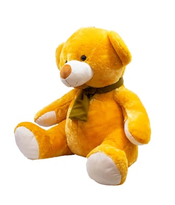 Home Variedades  Urso Marrom Alaranjado Cachecol 60cm  2