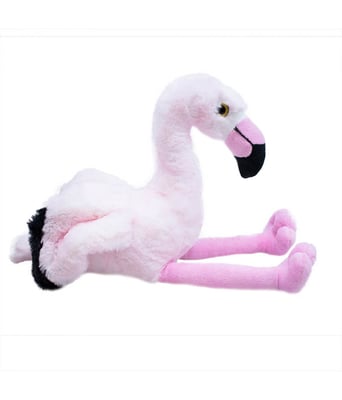 Home Variedades  Flamingo Rosa Sentado 25cm - Pelúcia  3