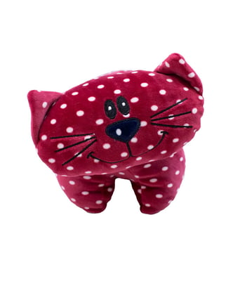 Home Variedades  Gato Vermelho Pintas Brancas 30cm - Pelúcia  1