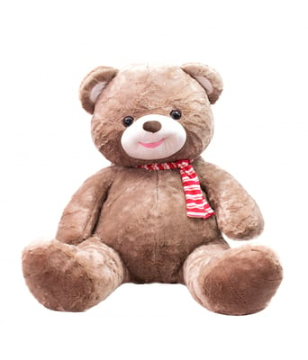 Home Variedades  Urso Marrom Laço 77cm - Pelúcia  1