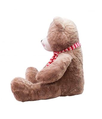 Home Variedades  Urso Marrom Laço 77cm - Pelúcia  3