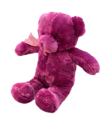 Home Variedades Urso Vinho Laço 43cm - Pelúcia 2 Home Variedades Urso Vinho Laço 43cm - Pelúcia 2