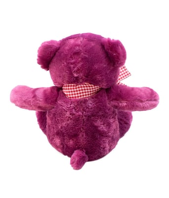 Home Variedades Urso Vinho Laço 43cm - Pelúcia 3 Home Variedades Urso Vinho Laço 43cm - Pelúcia 3
