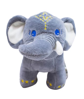 Home Variedades  Chaveiro Elefante Cinza 14cm - Pelúcia  1