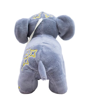 Home Variedades Chaveiro Elefante Cinza 14cm - Pelúcia 3 Home Variedades Chaveiro Elefante Cinza 14cm - Pelúcia 3