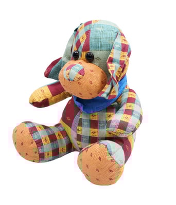 Home Variedades Cachorro Laranja De Pano Sentado Laço 2 Home Variedades Cachorro Laranja De Pano Sentado Laço 2