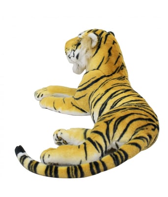 Home Variedades Tigre Realista Deitado 99cm - Pelúcia 3 Home Variedades Tigre Realista Deitado 99cm - Pelúcia 3