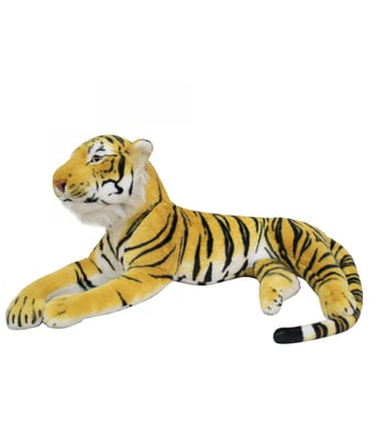 Home Variedades Tigre Realista Deitado 99cm - Pelúcia 1 Home Variedades Tigre Realista Deitado 99cm - Pelúcia 1