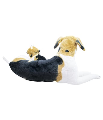 Home Variedades  Cachorro Mãe E Filhote Realista 73cm  4