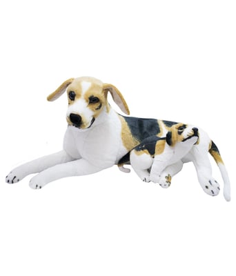 Home Variedades Cachorro Mãe E Filhote Realista 73cm 1 Home Variedades Cachorro Mãe E Filhote Realista 73cm 1