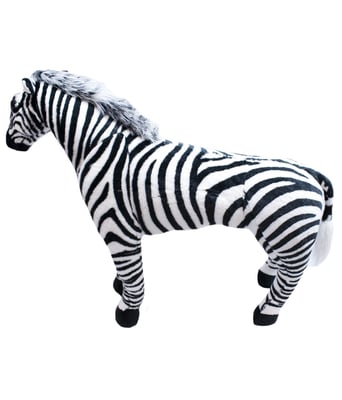Home Variedades  Zebra Realista Em Pé 75cm - Pelúcia  3