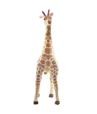 Tudo em Caixa  Girafa Realista Em Pé 121cm - Pelúcia  2