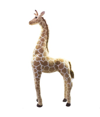 Tudo em Caixa  Girafa Realista Em Pé 121cm - Pelúcia  3
