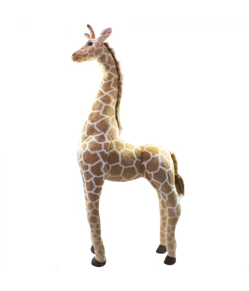 Girafa Realista Em Pé 121cm - Pelúcia