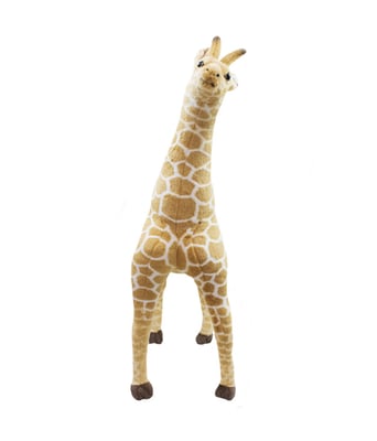 Home Variedades  Girafa Realista Em Pé 90cm - Pelúcia  2