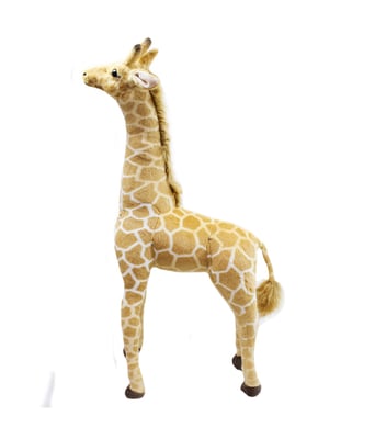 Home Variedades  Girafa Realista Em Pé 90cm - Pelúcia  3