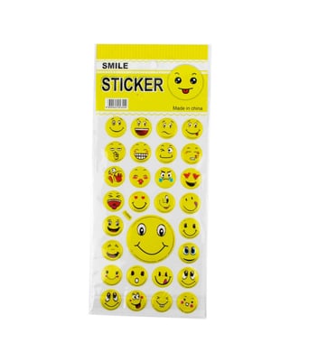 Home Variedades  Cartela Adesivos Emojis Modelo F  3