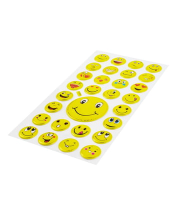 Home Variedades  Cartela Adesivos Emojis Modelo F  2