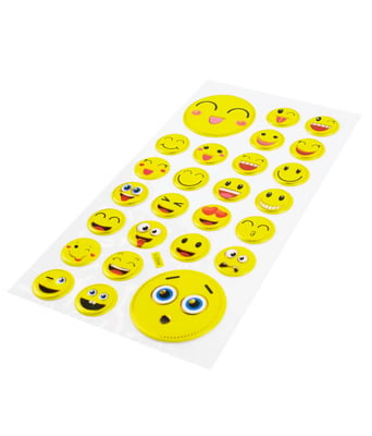 Home Variedades  Cartela Adesivos Emojis Modelo D  2