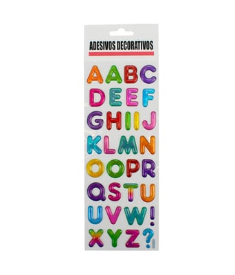 Home Variedades  Adesivo Decorativo Letras Alfabeto  2