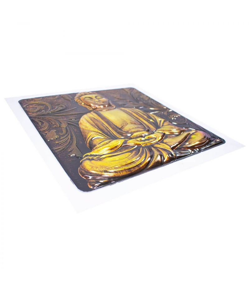 Adesivo Decorativo Relevo Buda 28.5x28.5cm