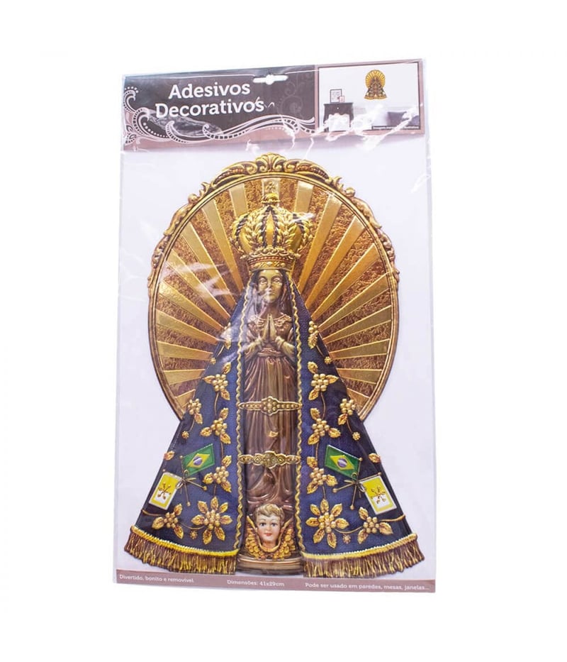 Adesivo Decorativo Nossa Senhora Aparecida 40x23.5cm