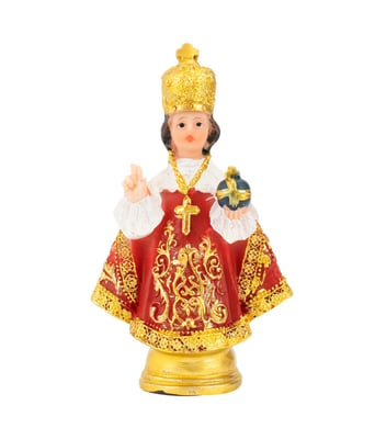 Home Variedades  Menino Jesus De Praga 8cm - Enfeite Resina  1