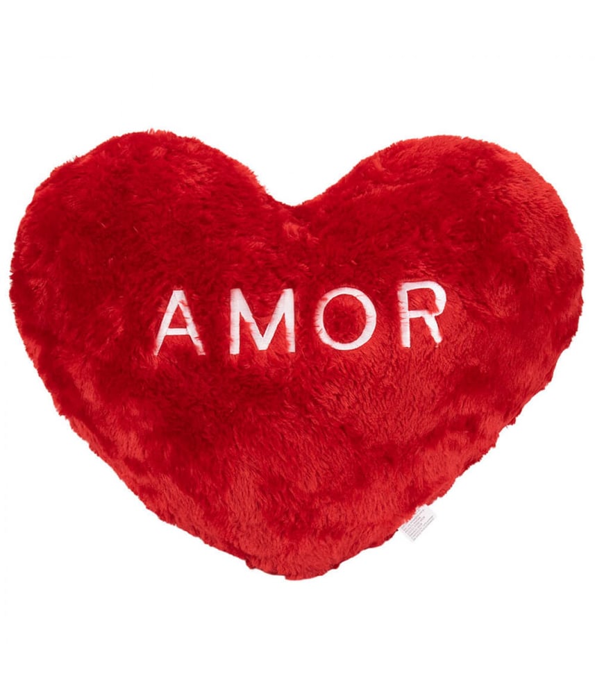 Almofada Coração Amor Vermelho 30x12x34cm