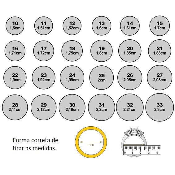 aliança tradicional banhada a ouro 3mm