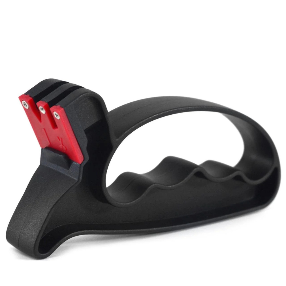 Afiador Amolador de Faca 13cm Preto