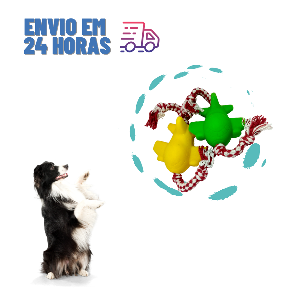 Brinquedo Para Cachorro Mordedor Avião Com Corda 100% Algodão Pet