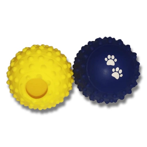 Comedouro Bolinha Cravo Cai Ração Interativa Para Adestramento Pet