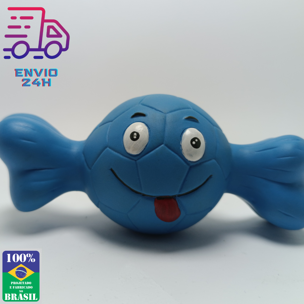 Brinquedo Cachorro Mordedor Bolinha de Osso Adestramento Pet