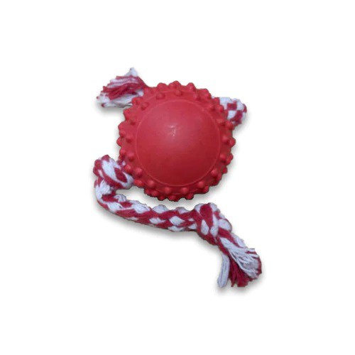 Kit 02 Brinquedos Bolinha Cravo com Corda 100% algodão Pet Cachorro Adestramento