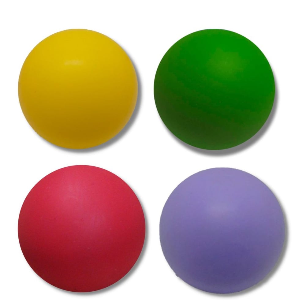 KIT 04 Brinquedos Bolinha Lisa para Pets - Bola em Vinil -Brinquedo para Cachorros/Gatos