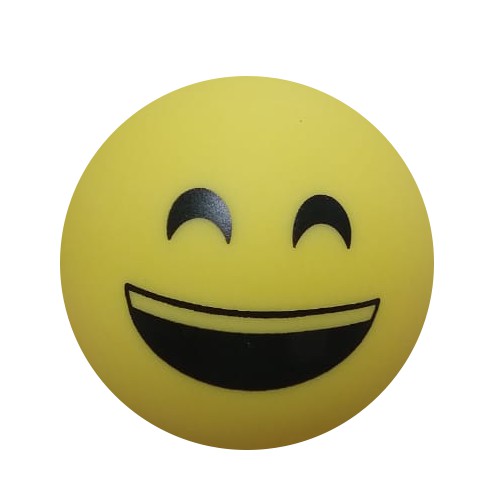 Kit 4 Brinquedos Bolinha Lisa Emoji Carinhas Divertidas Pet Cachorro Adestramento