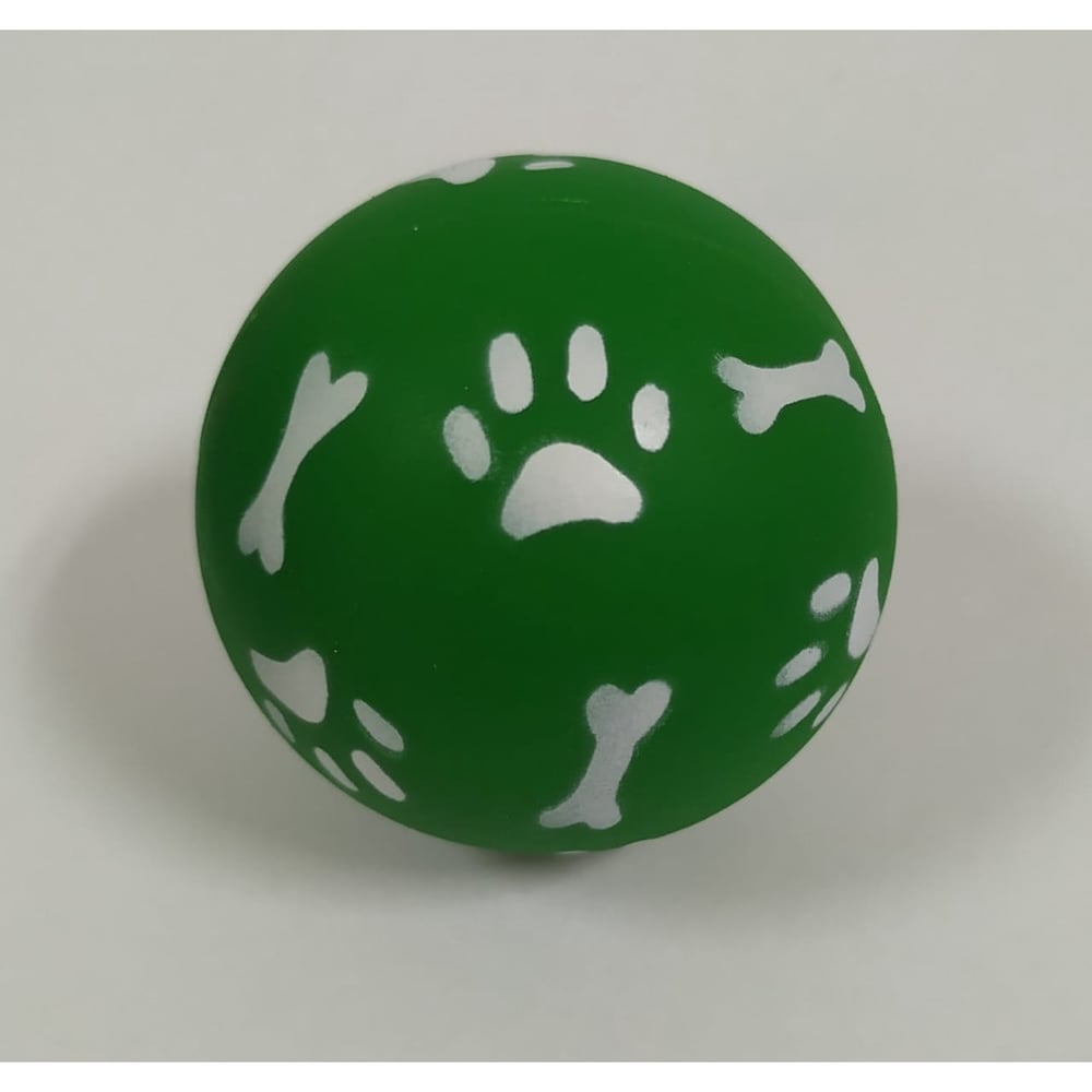 Bolinha Lisa Com Estampa Personalizada Patinha Para Adestramento E Interação Pet
