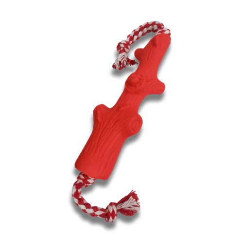 Kit 02 Brinquedos Graveto Galho Com Corda 100% algodão Pet
