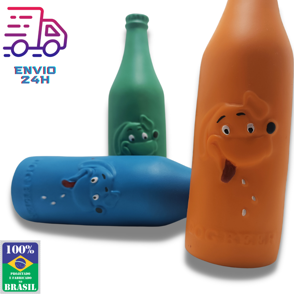 Brinquedo Cachorro Mordedor Garrafa Para Adestramento Pet