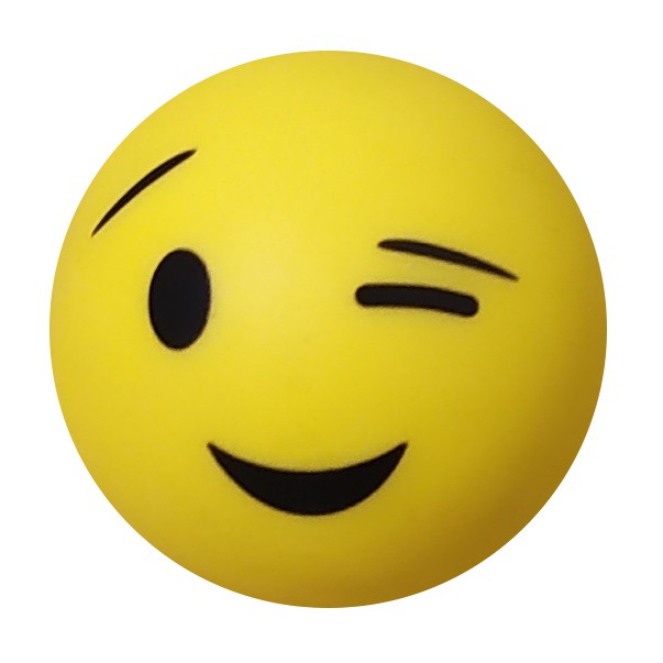 Kit 4 Brinquedos Bolinha Lisa Emoji Carinhas Divertidas Pet Cachorro Adestramento