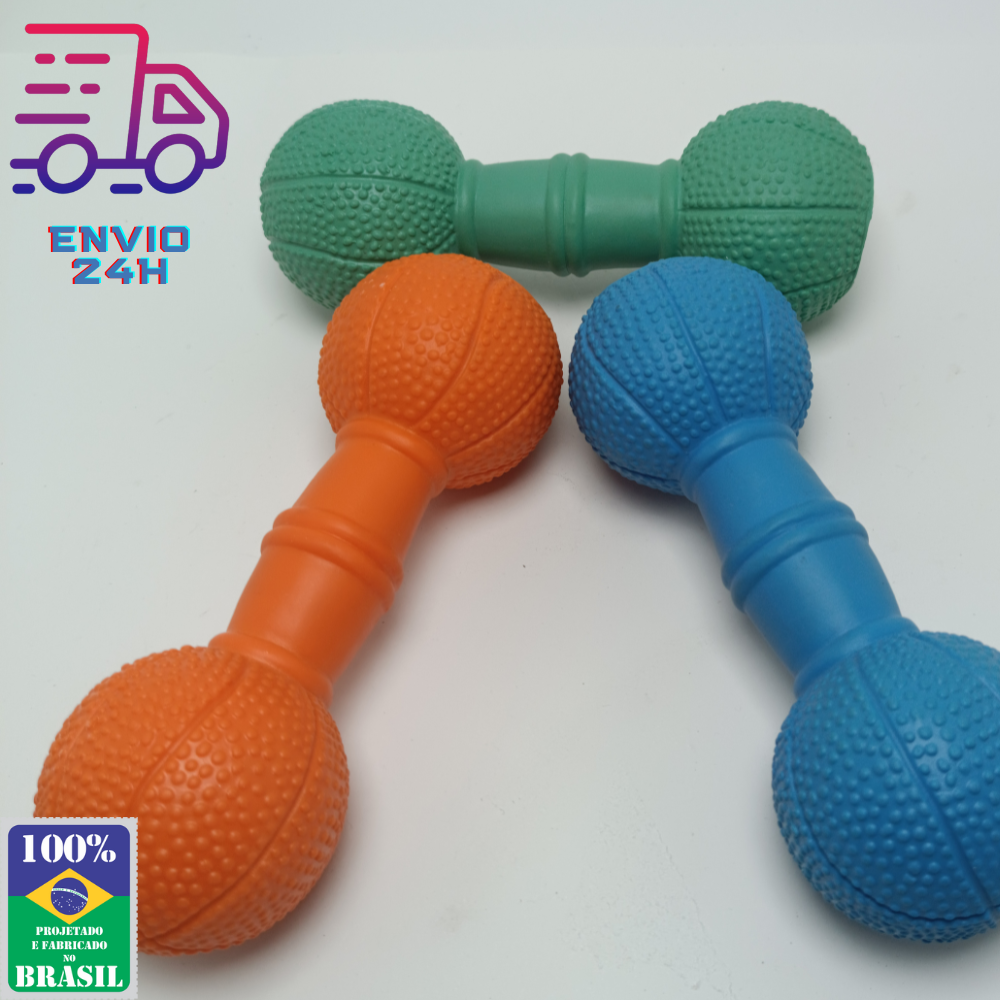 Brinquedo Cachorro Mordedor Halteres Para Adestramento Pet